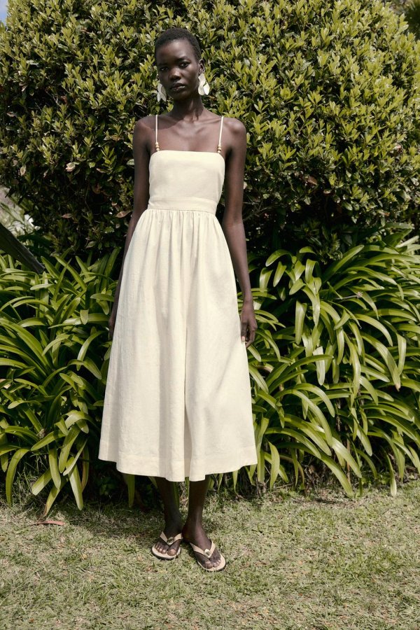 Zara midi haljina s perlicama
