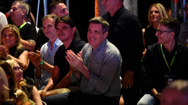 Zlatko Dalić na koncertu Nine Badrić 