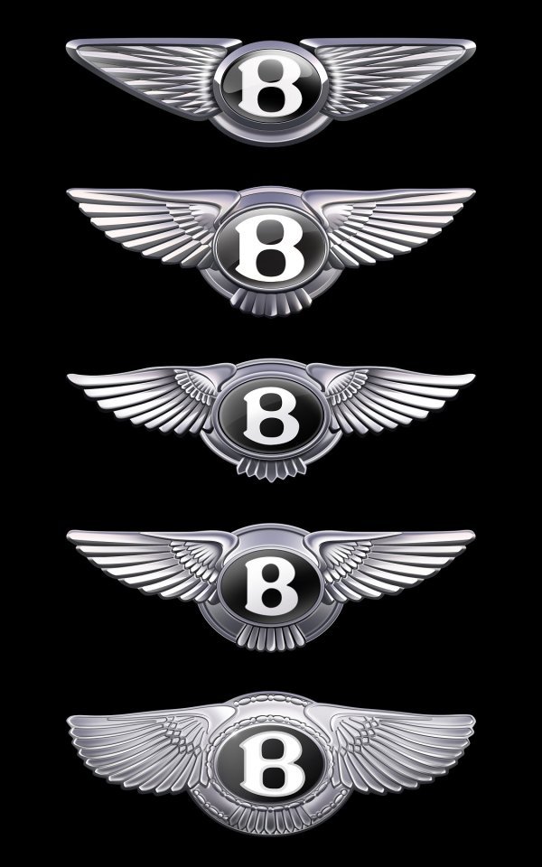 Bentley - evolucija amblema 1919.-2025.