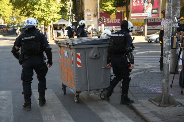 Policija razbila blokadu kod Pravnog fakulteta u Beogradu