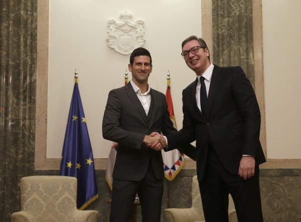 Novak Đoković i Aleksandar Vučić u neka sretnija vremena