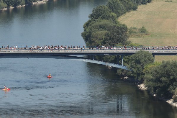 Pogled na Most slobode i Hipodrom