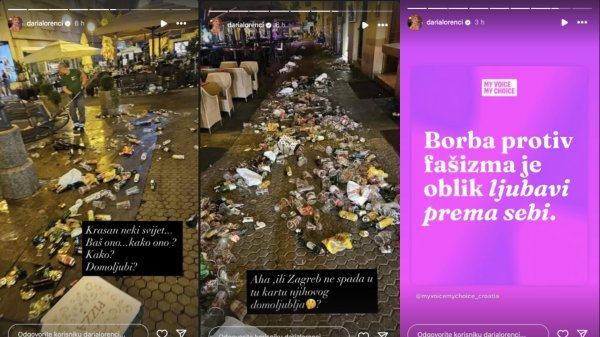 Instagram objava Darije Lorenci Flatz
