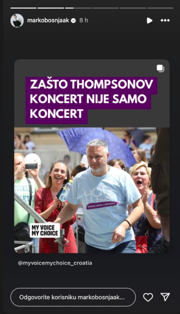 Objava Marka Bošnjaka