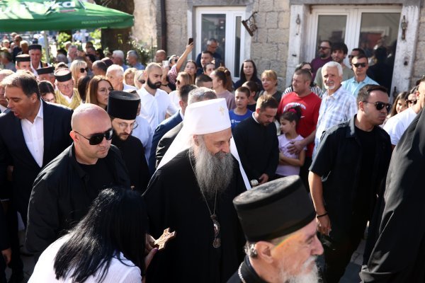 Srpski patrijarh Porfirije održao liturgiju povodom 150. obljetnice Nevesinjske puške