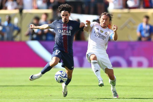 Vitinha PSG i Luka Modrić Real Madrid