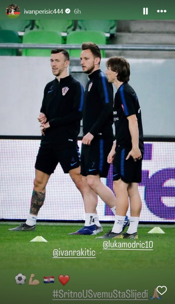 Ivan Perišić, Ivan Rakitić, Luka Modrić Instagram