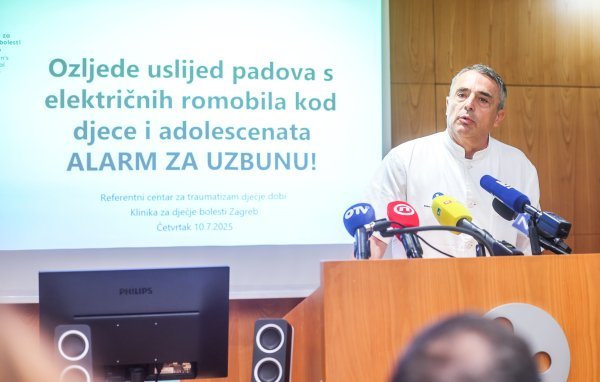 Predstavnici Klinike za dječje bolesti o porastu broja teških ozljeda uslijed padova s električnih romobila