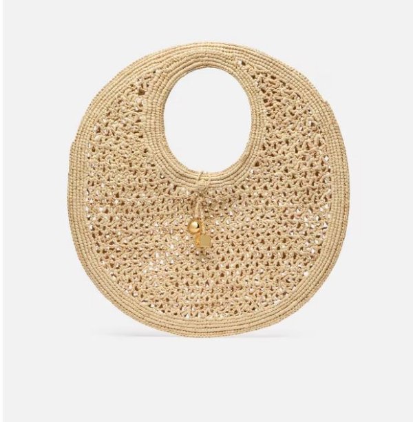 Jacquemus Le Rond raffia torba