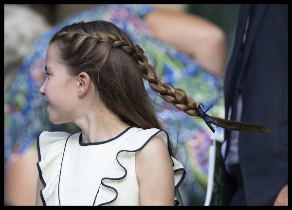 Frizura princeze Charlotte na Wimbledonu