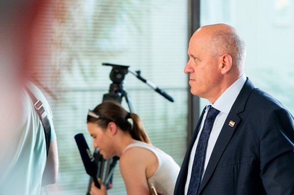 Dolazak na zajedničku sjednicu Predsjedništva i Nacionalnog odbora HDZ-a