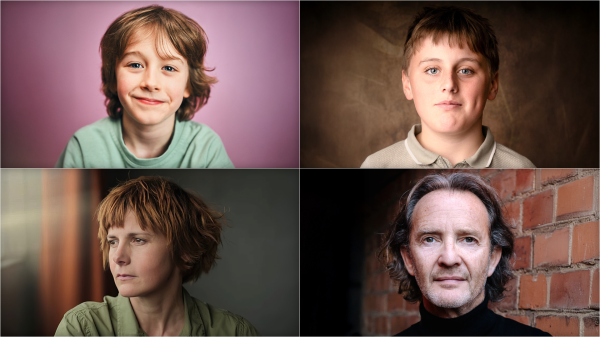 Rory Wilmot, Amos Kitson, Louise Brealey i Anton Lesser