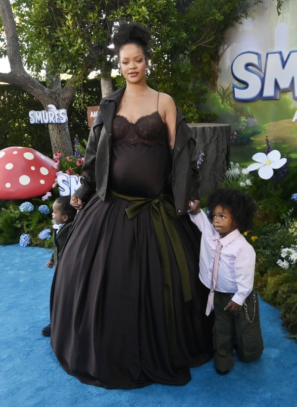 Rihanna na premijeri filma 'Štrumpfovi' u Los Angelesu