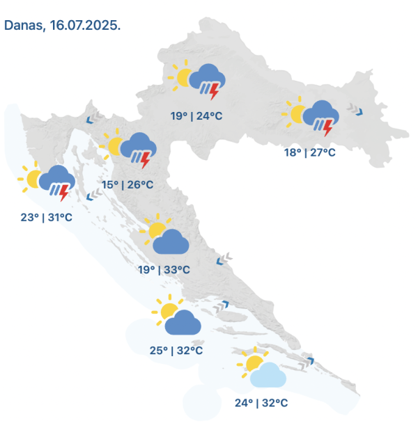 Nestabilnosti diljem Hrvatske