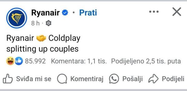 Ryanair x Coldplay
