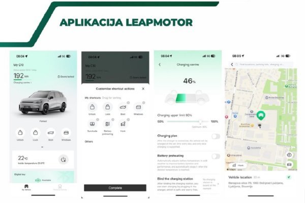 Leapmotor C10 - aplikacija