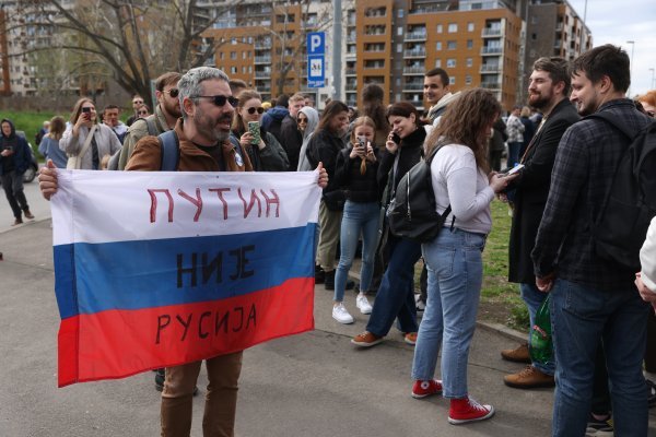 Rusi u Beogradu većinom su protivnici Vladimira Putina