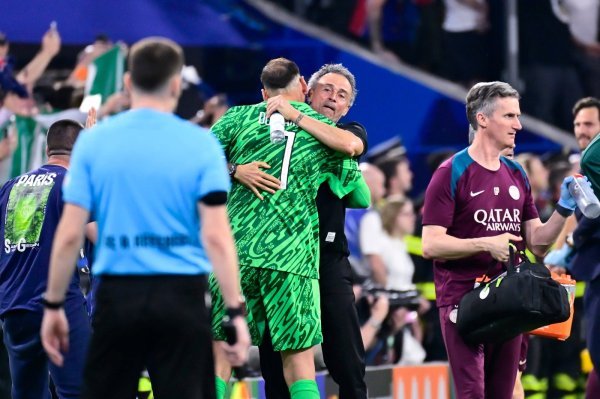 Luis Enrique i Gianluigi Donnarumma