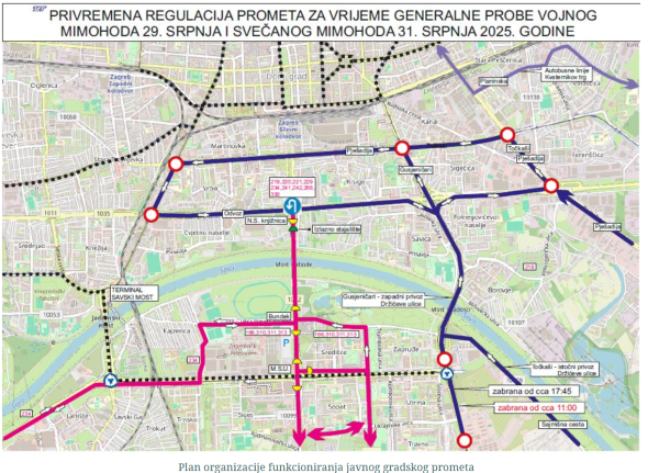 Regulacija prometa zbog mimohoda
