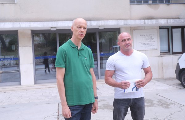 Josip Jurišić i Ivica Sinovčić iz Brodosplita dali izjavu za medije