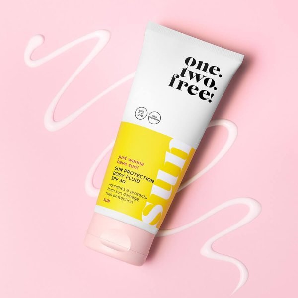one.two.free! Sun Protect Body Fluid SPF30 Losion za zaštitu od sunca_prije 23,99€ -30% sada 16,79€_