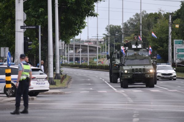 Generalna proba uoči vojnog mimohoda