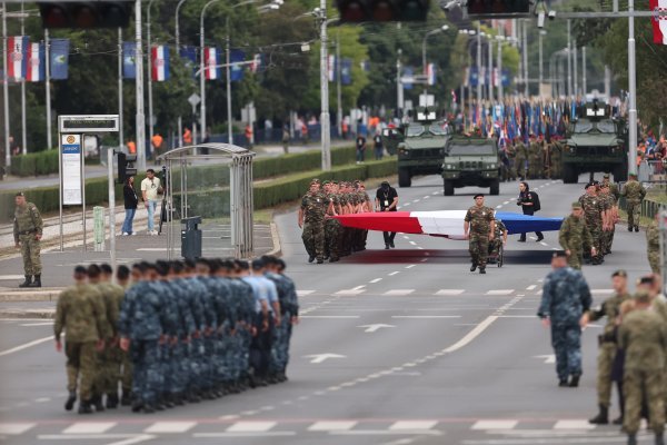 Generalna proba svečanog vojnog mimohoda