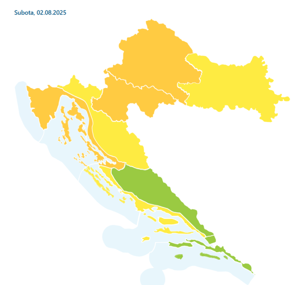 Prognoza za subotu