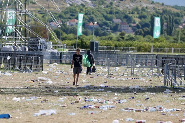 Hipodrom u Sinju dan nakon koncerta Marka Perkovića Thompsona