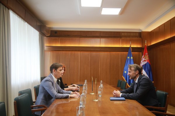 Ana Brnabić u razgovoru s Andreasom von Beckerathom