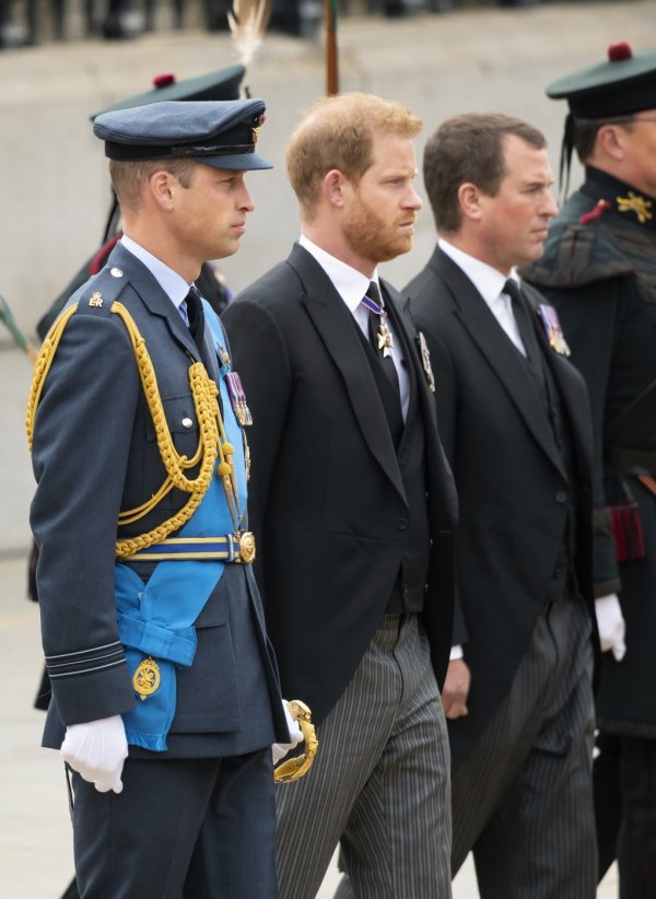Princ William, princ Harry, Peter Phillips