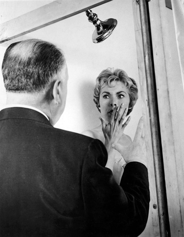 Alfred Hitchcock i Janet Leigh
