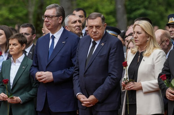 Ana Brnabić, Aleksandar Vučić, Milorad Dodik i Željka Cvijanović