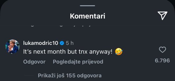 Odgovor Modrića