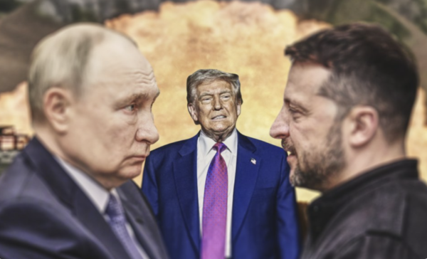 Vladimir Putin, Donald Trump, Volodimir Zelenski