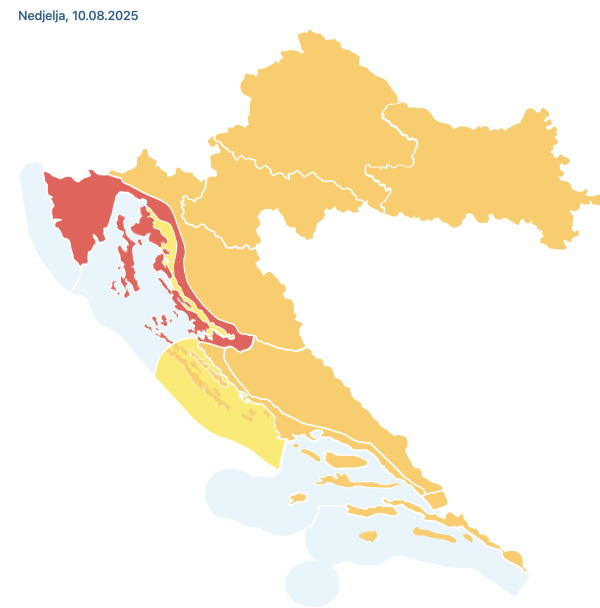 DHMZ je upozorio da ove vrućine mogu biti opasne za zdravlje.