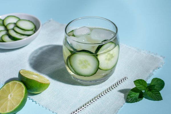 Voda s krastavcima sadrži kalij, koji pomaže u smanjenju krvnog tlaka