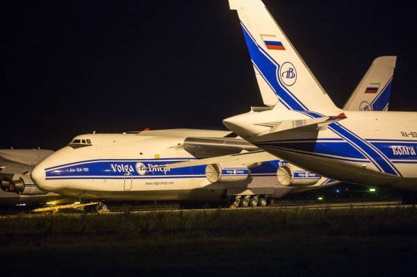 Tri ruska Antonova An-124 u Leipzigu