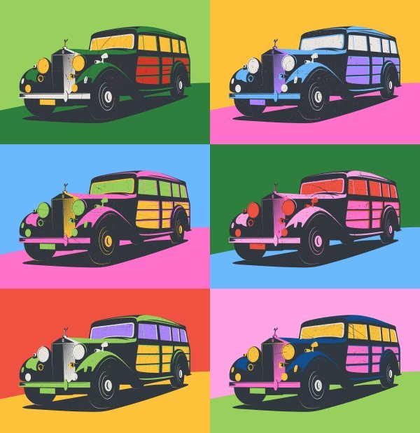 ILUSTRACIJA EMMANUELA ROMEUFA. FANTOM SMJELO REOSMIŠLJEN U POČAST TRAJNOM UTJECAJU POP ARTA