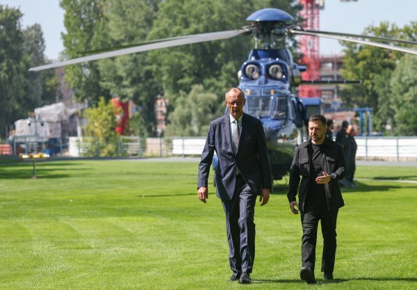 Friedrich Merz i Volodimir Zelenski