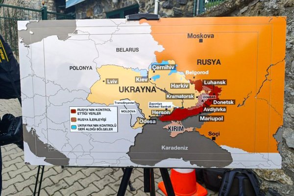 Ilustracija/Ukrajina s dijelovima teritorija koje je okupirala Rusija