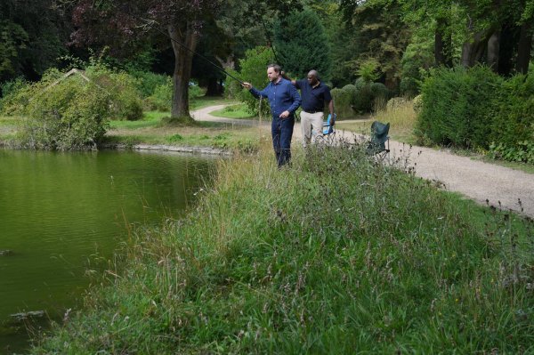 David Lammy i JD Vance na ribolovu