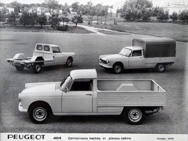 Peugeot 404 pick-up s kraja 1960-tih i početka 1970-tih