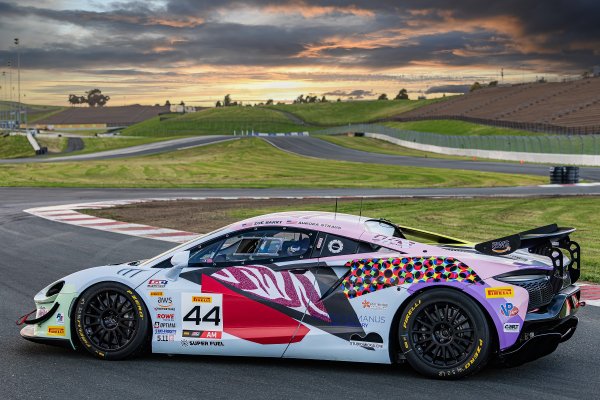McLaren Artura GT4 designed by American artist Mickalene Thomas