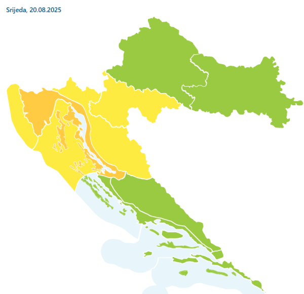 DHMZ-ova prognoza