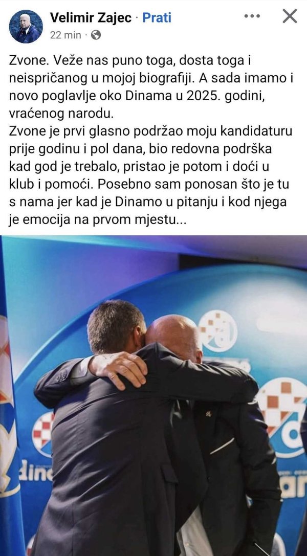 Velimir Zajec Facebook