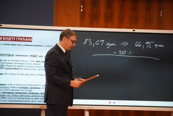Aleksandar Vučić predstavlja nove ekonomske mjere