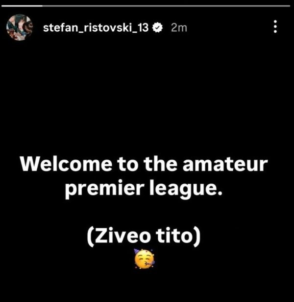 Ristovski objava