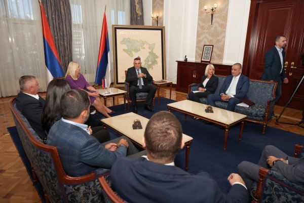 Mandatar za sastav nove vlade Republike Srpske Savo Minić održava konzultacije s predstavnicima stranaka 