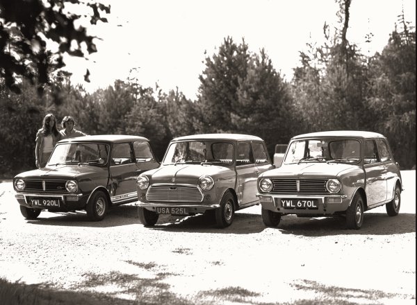 Mini 1275 GT, Mini 1000 i Mini Clubman, 1973.
